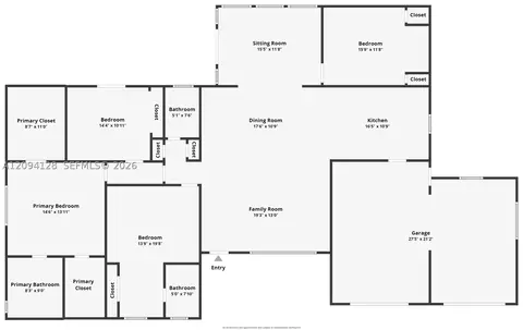 Floorplan - 5121 NE 30th Ter, Lighthouse Point, FL 33064 photo 1 of 1