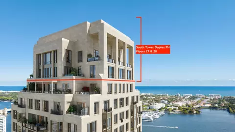 1355 S Flagler Dr #SOUTH TOWER DUPLEX PH, West Palm Beach, FL 33401
