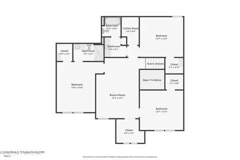 Floorplan - 84 San Telmo Ct, Saint Augustine, FL 32095 photo 9 of 10