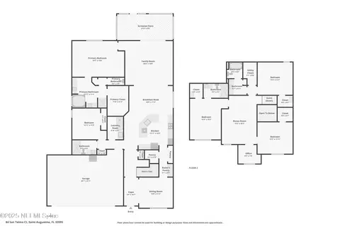 Floorplan - 84 San Telmo Ct, Saint Augustine, FL 32095 photo 2 of 10
