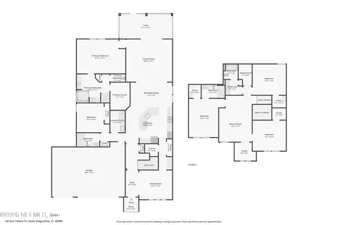 Floorplan - 84 San Telmo Ct, Saint Augustine, FL 32095 photo 4 of 10