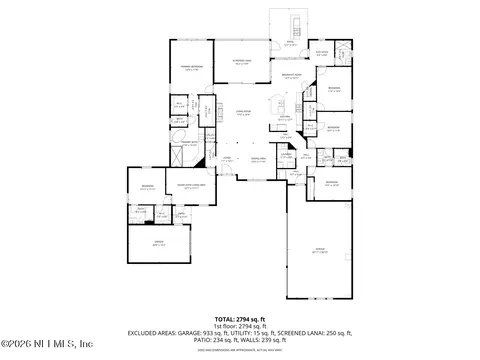 Floorplan - 2844 Oakgrove Ave, Saint Augustine, FL 32092 photo 1 of 1