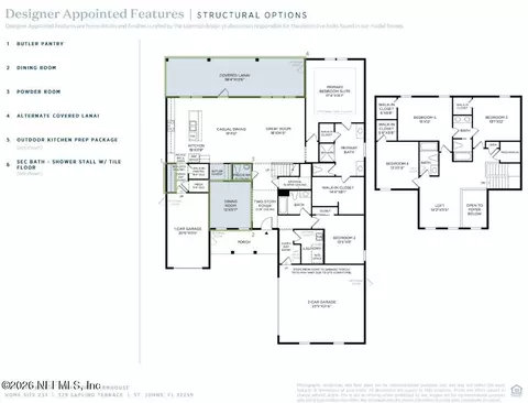 Floorplan - 329 Sapling Ter, Saint Johns, FL 32259 photo 2 of 2