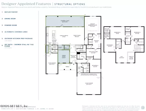 Floorplan - 329 Sapling Ter, Saint Johns, FL 32259 photo 1 of 2