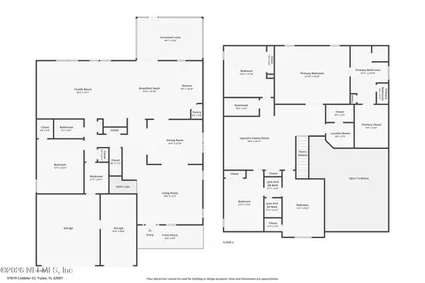 Floorplan - 97019 Cobbler Ct, Yulee, FL 32097 photo 1 of 1