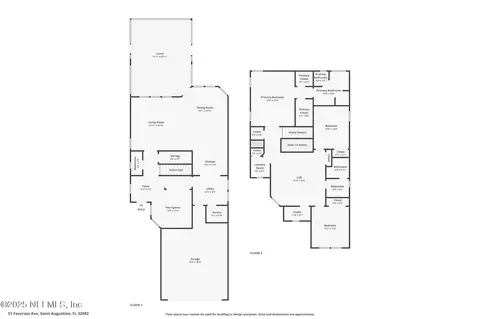 Floorplan - 51 Foxcross Ave, Saint Augustine, FL 32092 photo 1 of 1