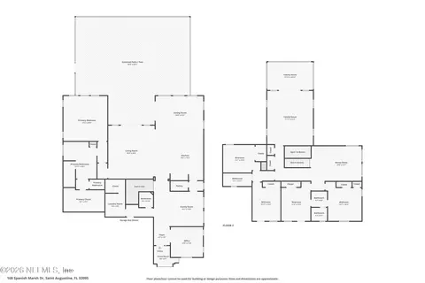 Floorplan - 168 Spanish Marsh Dr, Saint Augustine, FL 32095 photo 4 of 4
