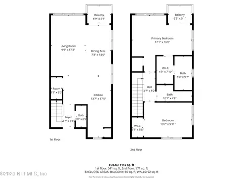Floorplan - 2 10th St #6, Saint Augustine Beach, FL 32080 photo 1 of 1