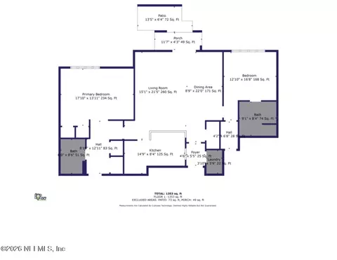 Floorplan - 965 Registry Blvd #106, Saint Augustine, FL 32092 photo 1 of 1