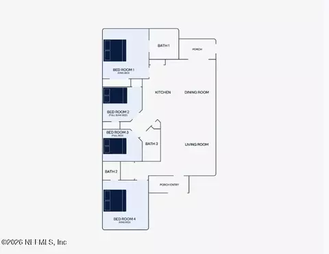 Floorplan - 406 Third St, Saint Augustine, FL 32084 photo 1 of 1