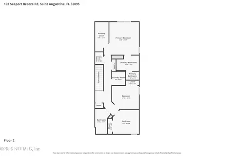 Floorplan - 103 Seaport Breeze Rd, Saint Augustine, FL 32095 photo 2 of 3