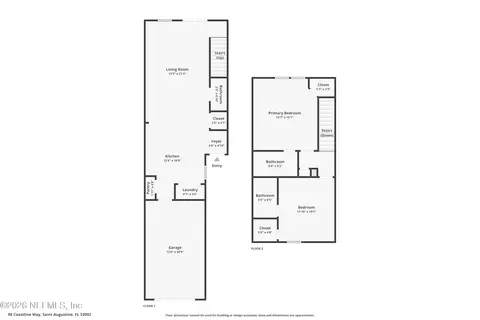 Floorplan - 98 Coastline Way, Saint Augustine, FL 32092 photo 2 of 2