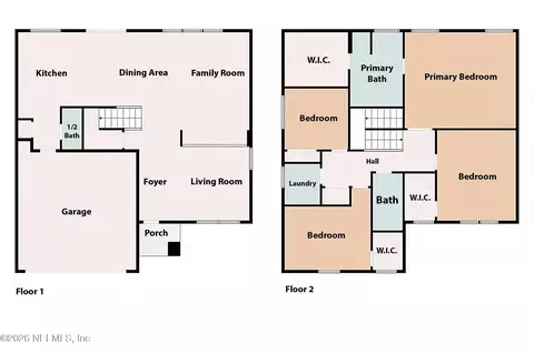 Floorplan - 76100 Deerwood Dr, Yulee, FL 32097 photo 1 of 1