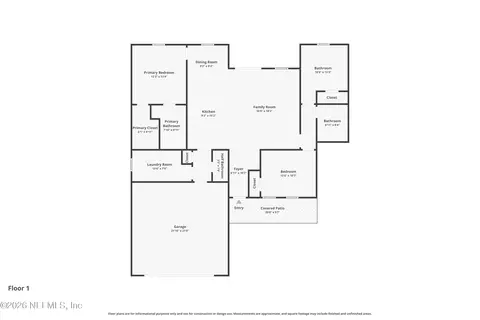 Floorplan - 4298 Wolfe Dr, Macclenny, FL 32063 photo 1 of 1