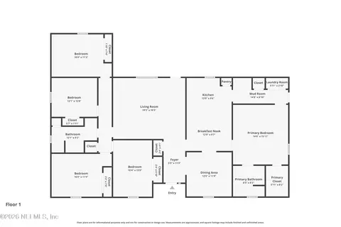 Floorplan - 67104 Elnora Ln, Yulee, FL 32097 photo 1 of 1