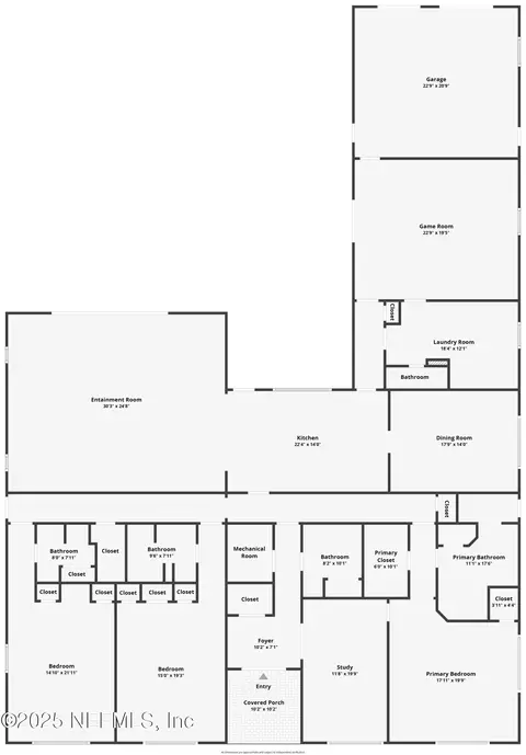 Floorplan - 26504 Sheared Stokes Rd, Hilliard, FL 32046 photo 1 of 1