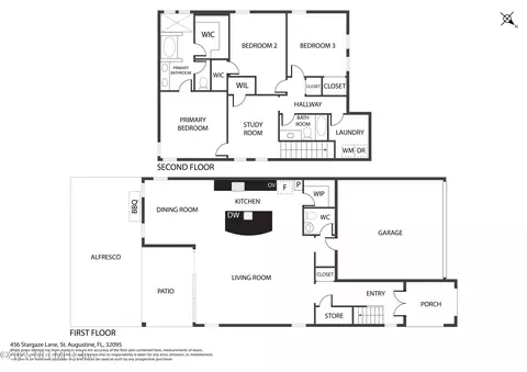 Floorplan - 456 Stargaze Ln, Saint Augustine, FL 32095 photo 1 of 1