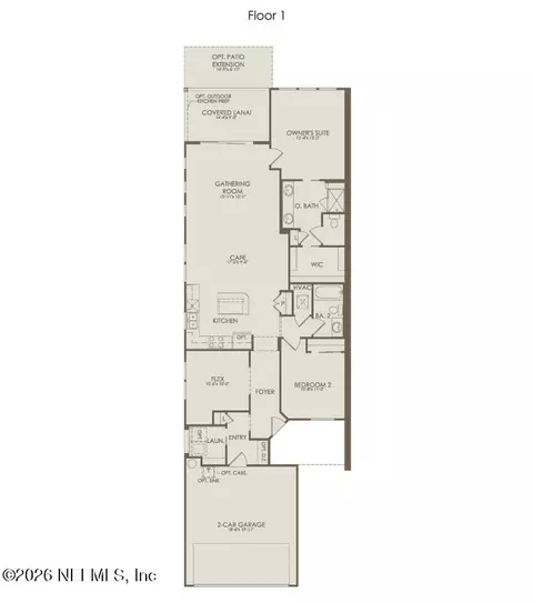 Floorplan - 285 Ecliptic Loop, Yulee, FL 32097 photo 1 of 1