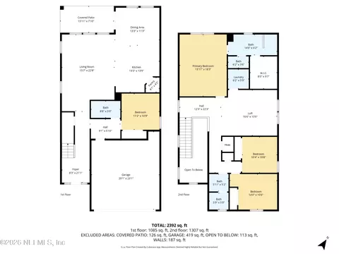 Floorplan - 400 Weathered Edge Dr, Saint Augustine, FL 32092 photo 1 of 2
