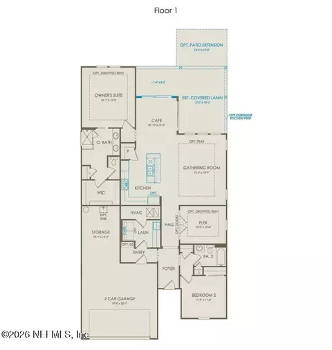 Floorplan - 152 Headstream Dr, Saint Johns, FL 32259 photo 1 of 1