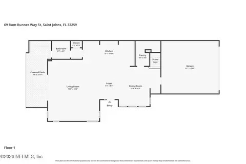 Floorplan - 69 Rum Runner Way, Saint Johns, FL 32259 photo 6 of 6