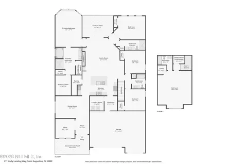 Floorplan - 271 Holly Landing Way, Saint Augustine, FL 32092 photo 1 of 1