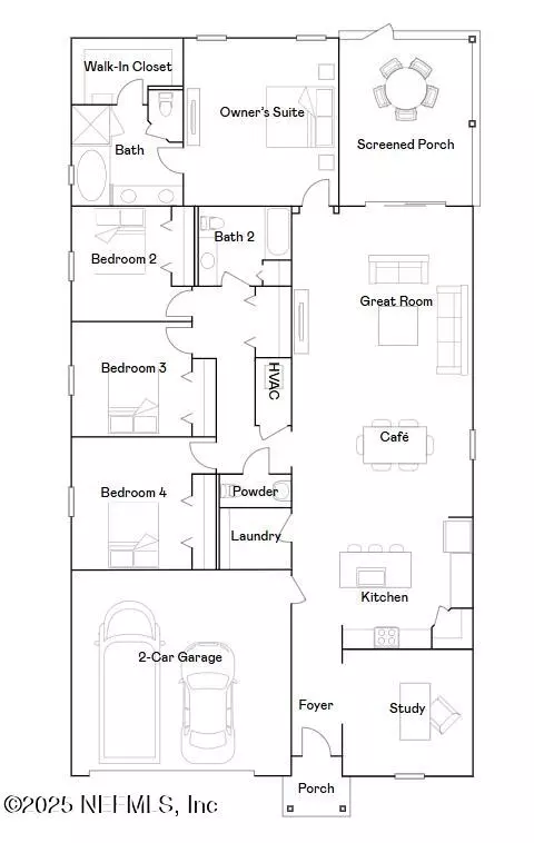 Floorplan - 128 Smokerise Dr, Saint Augustine, FL 32092 photo 1 of 1