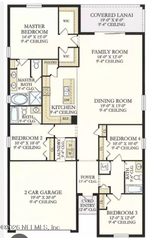 Floorplan - 220 Rivercliff Trl, Saint Augustine, FL 32092 photo 1 of 1