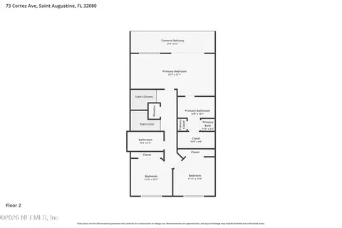 Floorplan - 73 Cortez Ave, Saint Augustine, FL 32080 photo 3 of 4