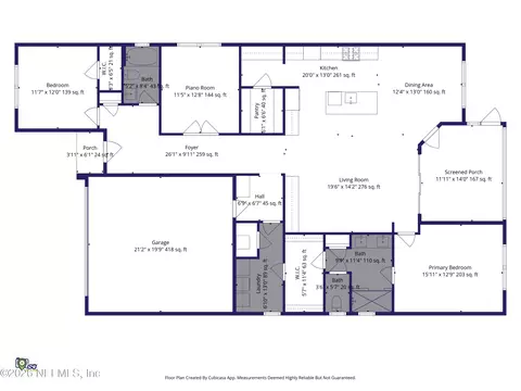 Floorplan - 813 Rustic Mill Dr, Saint Augustine, FL 32092 photo 1 of 1