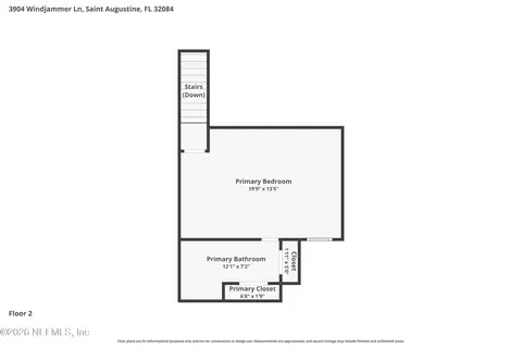 Floorplan - 3904 Windjammer Ln, Saint Augustine, FL 32084 photo 2 of 2
