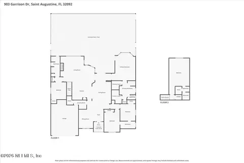 Floorplan - 903 Garrison Dr, Saint Augustine, FL 32092 photo 1 of 2
