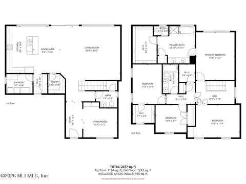 Floorplan - 788 Reflection Cove Rd E, Jacksonville, FL 32218 photo 3 of 3