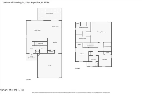 Floorplan - 280 Sawmill Landing Dr, Saint Augustine, FL 32086 photo 1 of 1