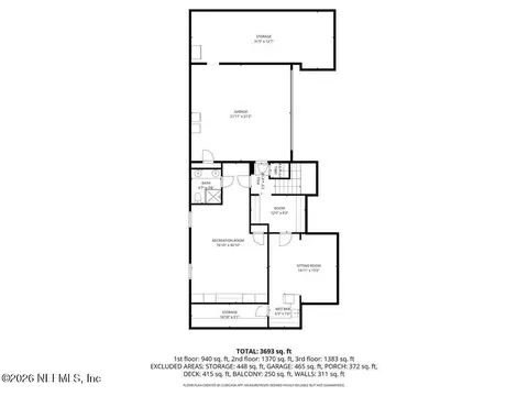 Floorplan - 1271 E Coast Dr, Atlantic Beach, FL 32233 photo 5 of 8