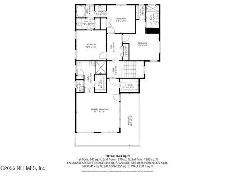Floorplan - 1271 E Coast Dr, Atlantic Beach, FL 32233 photo 7 of 8