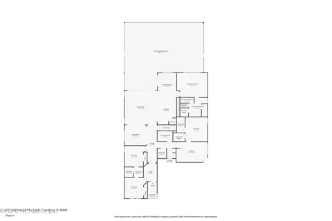 Floorplan - 237 Cedarstone Way, Saint Augustine, FL 32092 photo 1 of 1