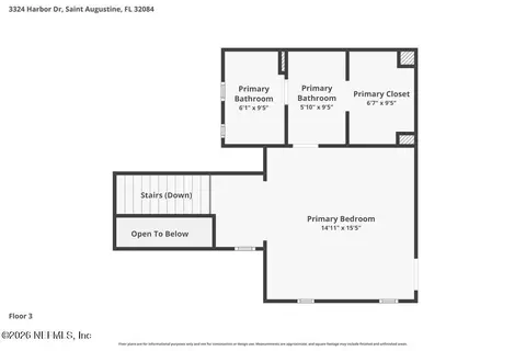 Floorplan - 3324 Harbor Dr, Saint Augustine, FL 32084 photo 2 of 2