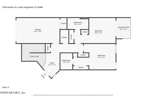 Floorplan - 3324 Harbor Dr, Saint Augustine, FL 32084 photo 1 of 2
