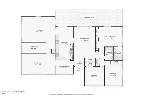 Floorplan - 332 Dillon Dr, Orange Park, FL 32073 photo 1 of 2
