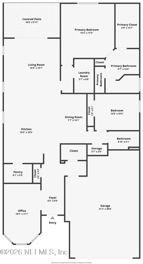 Floorplan - 212 Ethereal Sq, Yulee, FL 32097 photo 1 of 1