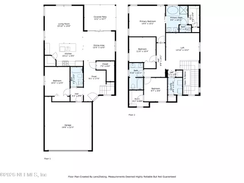 Floorplan - 57 Cedar Elm Way, Saint Augustine, FL 32092 photo 2 of 2
