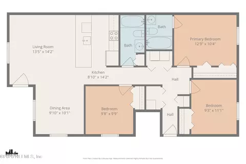 Floorplan - 998 Cabo Blanco Ave E, Atlantic Beach, FL 32233 photo 1 of 1