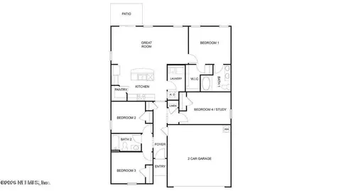 Floorplan - 49 Jarama Cir, Saint Augustine, FL 32084 photo 1 of 1