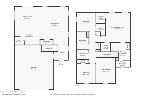 Floorplan - 289 Tower Ct, Saint Augustine, FL 32092 photo 1 of 1