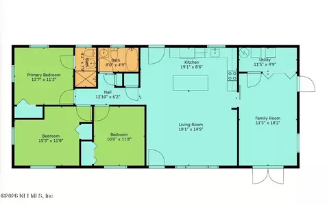 Floorplan - 451 Sargo Rd, Atlantic Beach, FL 32233 photo 1 of 1