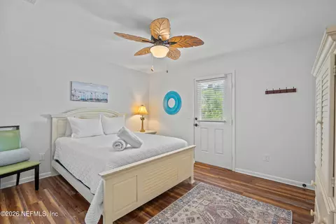 Bedroom - 108 E St #A B, Saint Augustine Beach, FL 32080 photo 5 of 9