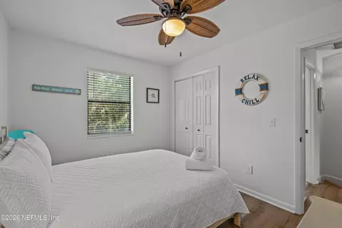 Bedroom - 108 E St #A B, Saint Augustine Beach, FL 32080 photo 2 of 9