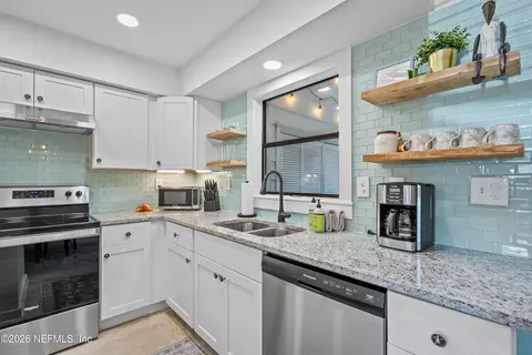 Kitchen - 108 E St #A B, Saint Augustine Beach, FL 32080 photo 5 of 7