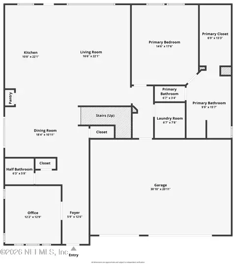 Floorplan - 93 Felasco Way, Saint Augustine, FL 32092 photo 1 of 1